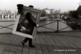 Ref Paris 11 – Mona Lisa on the Pont des Arts